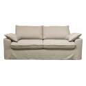 Divano letto in lino misto razza 3 posti