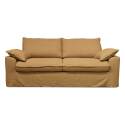 Divano letto in lino misto razza 3 posti
