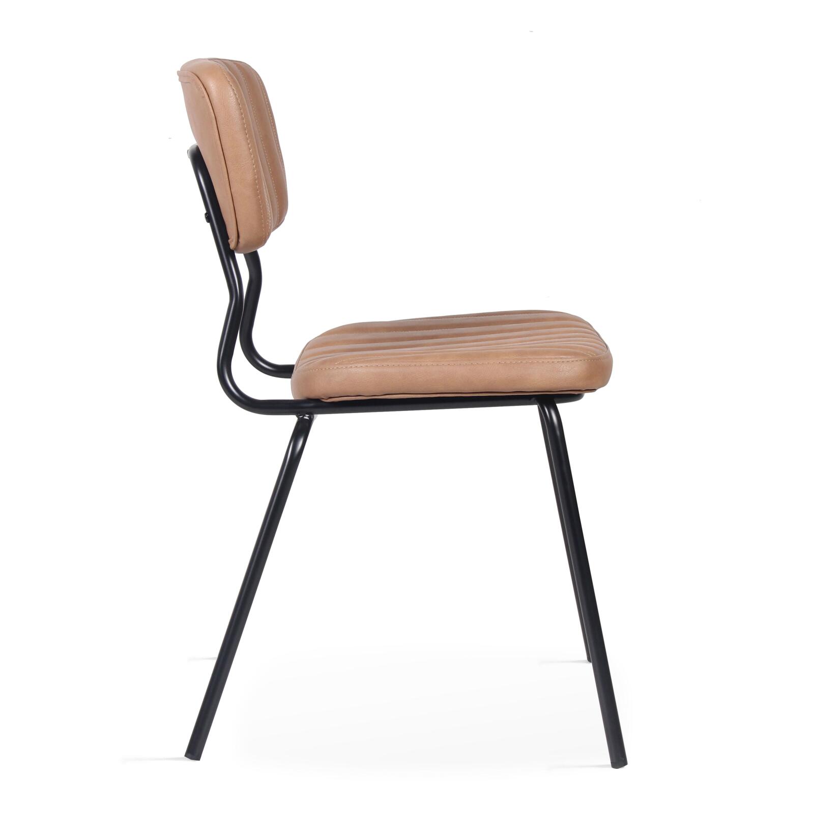 Set di 2 sedie in tessuto rivestito e legno FSC®