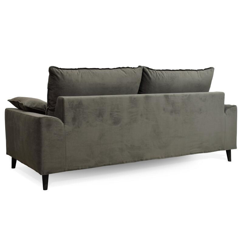 Copridivano in velluto a 3 posti (4/5)