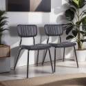 Sedie similpelle e metallo - Set di 2 - Lifestyle