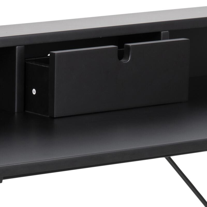 Ufficio in legno e metallo 100 x 55 cm