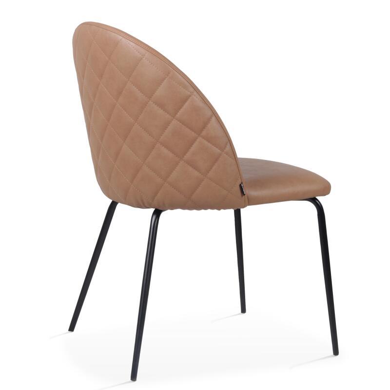 Set di 4 sedie in tessuto rivestito e legno FSC®