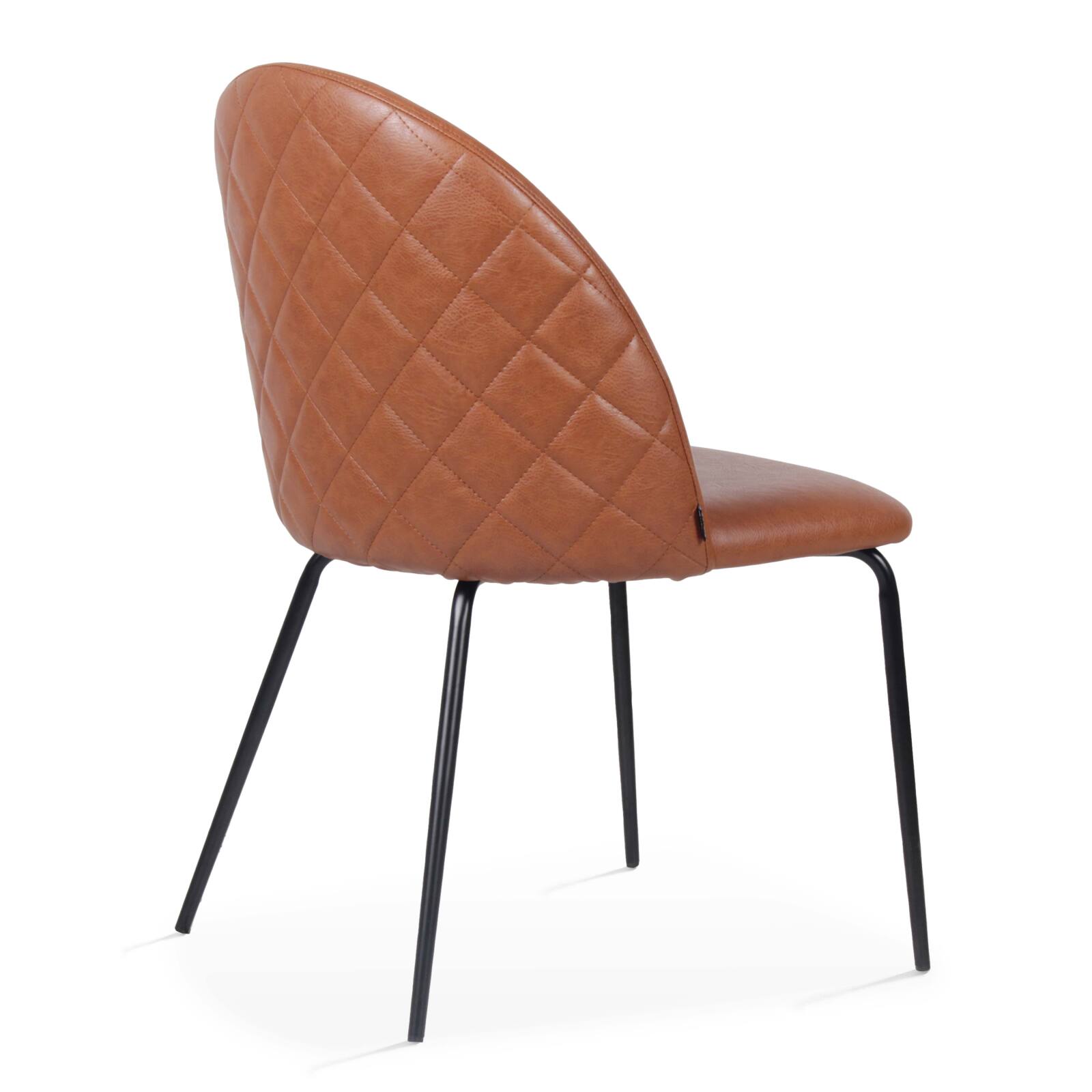 Set di 4 sedie in tessuto rivestito e legno FSC®