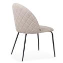 Set di 4 sedie in tessuto FSC® e legno