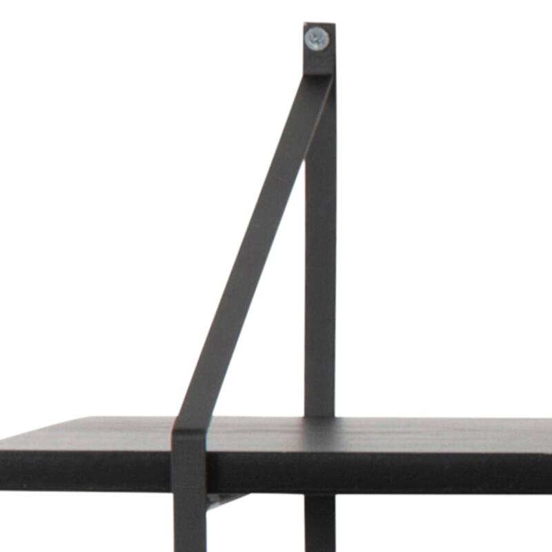 Scaffale da parete in legno massello da 191 cm