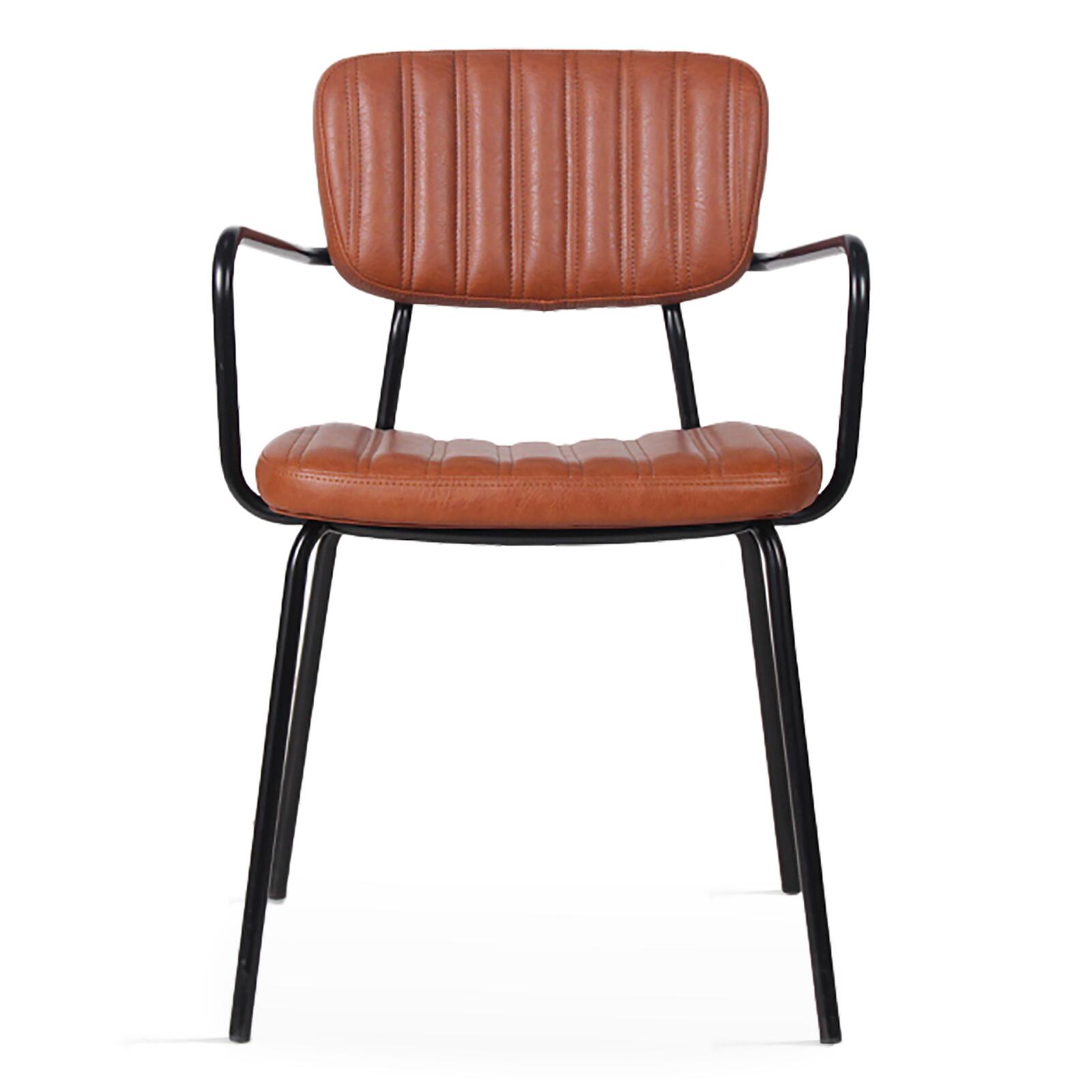 Set di 2 sedie con braccioli in tessuto rivestito e legno FSC®