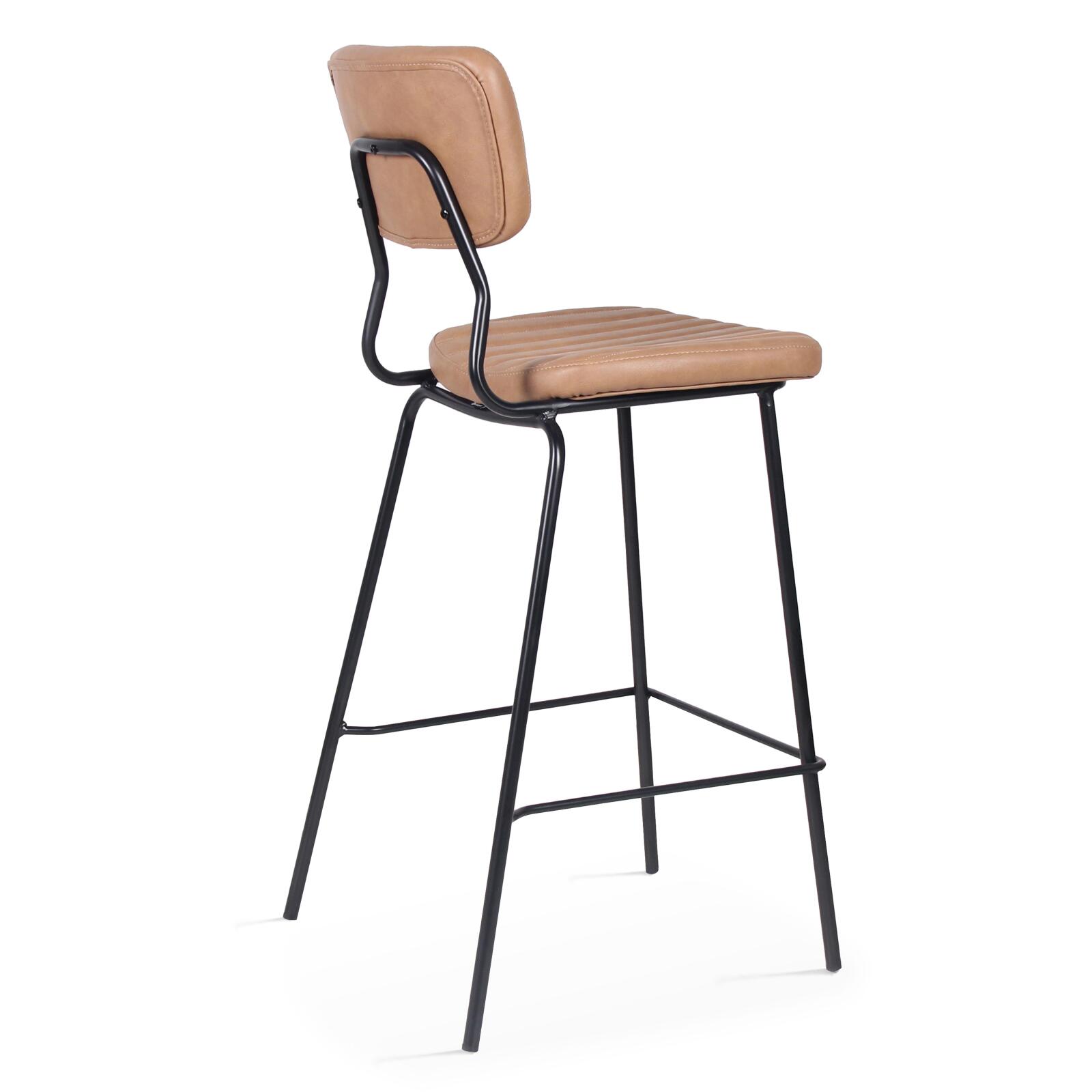 Set di 2 seggioloni in tessuto rivestito e legno FSC®