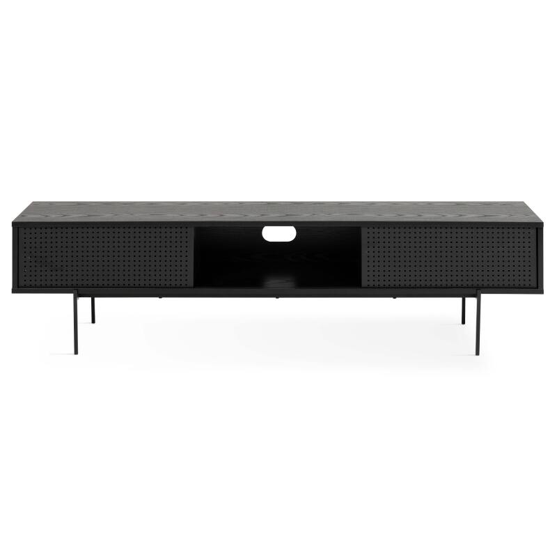 Mobile TV in legno impiallacciato in stile contemporaneo 180 cm