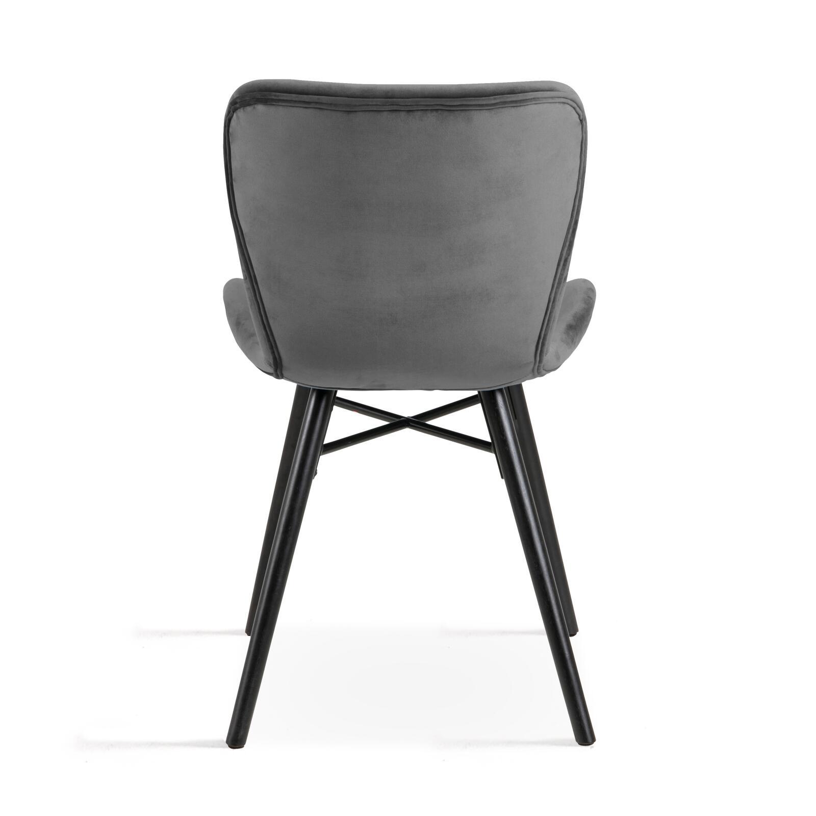 Set di 2 sedie in velluto a coste