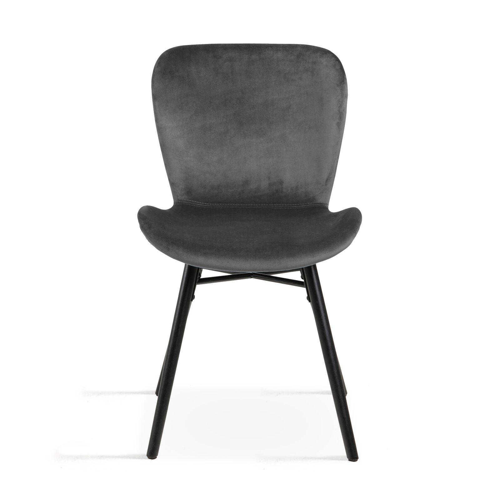 Set di 2 sedie in velluto a coste Set di 2 sedie in velluto a coste