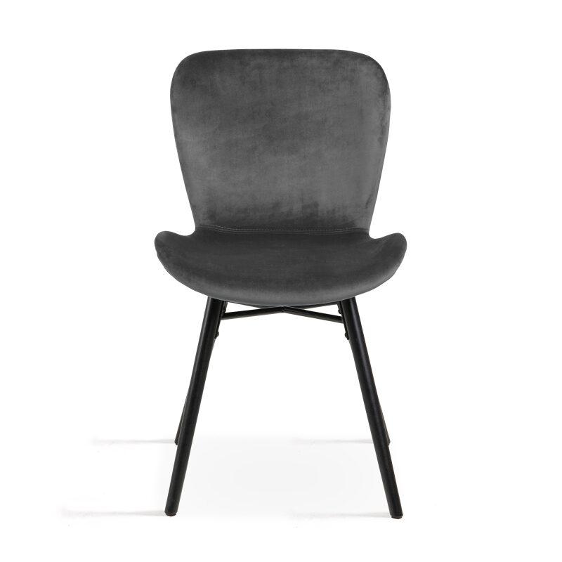 Set di 2 sedie in velluto a coste