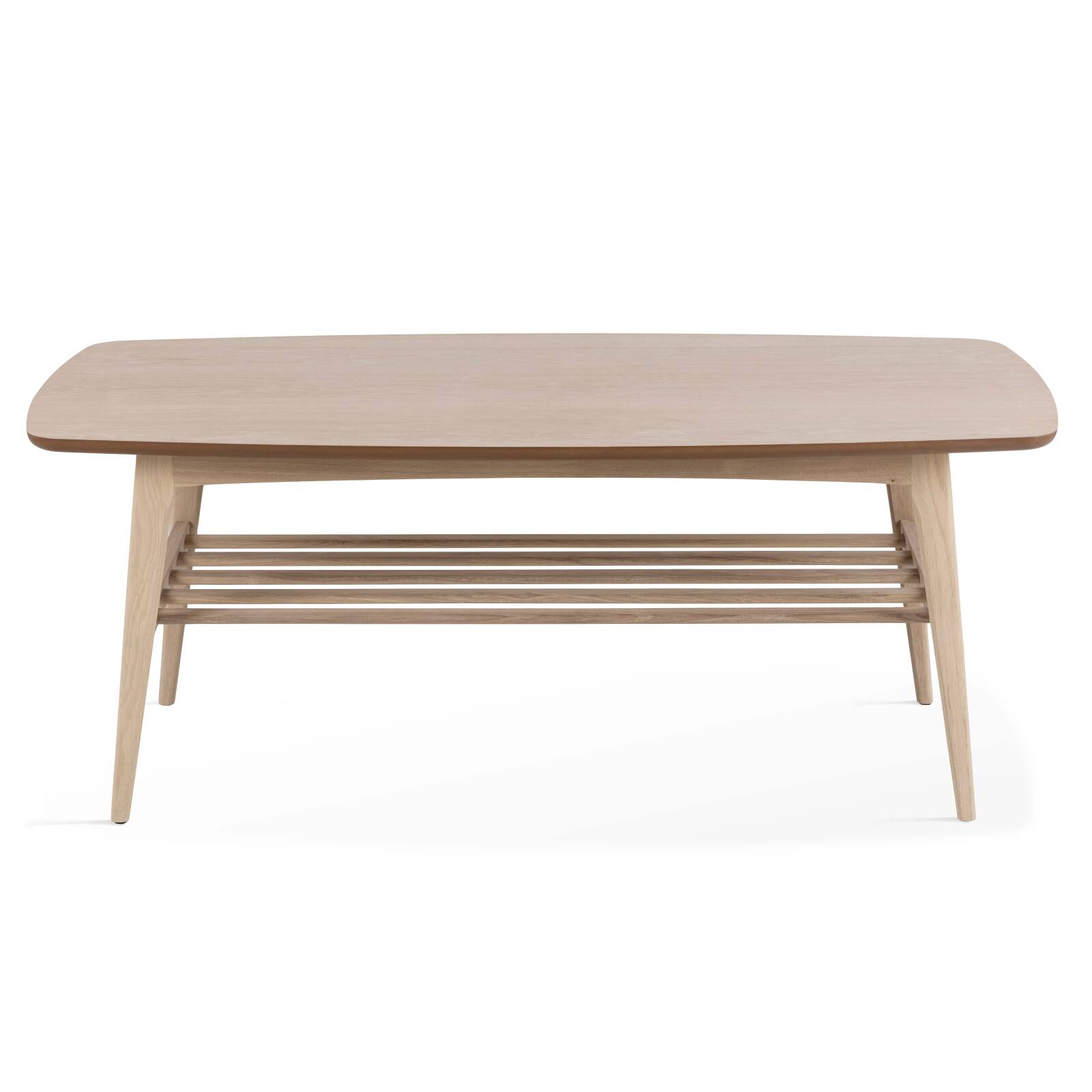 Tavolina da salotto rettangolare in rovere massiccio 120 x 60 cm Tavolina da salotto rettangolare in rovere massiccio 120 x 60 cm