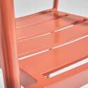 Sedia da giardino in alluminio e legno FSC® con braccioli
