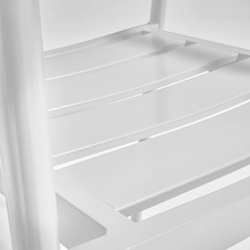 Sedia da giardino in alluminio e legno FSC® con braccioli