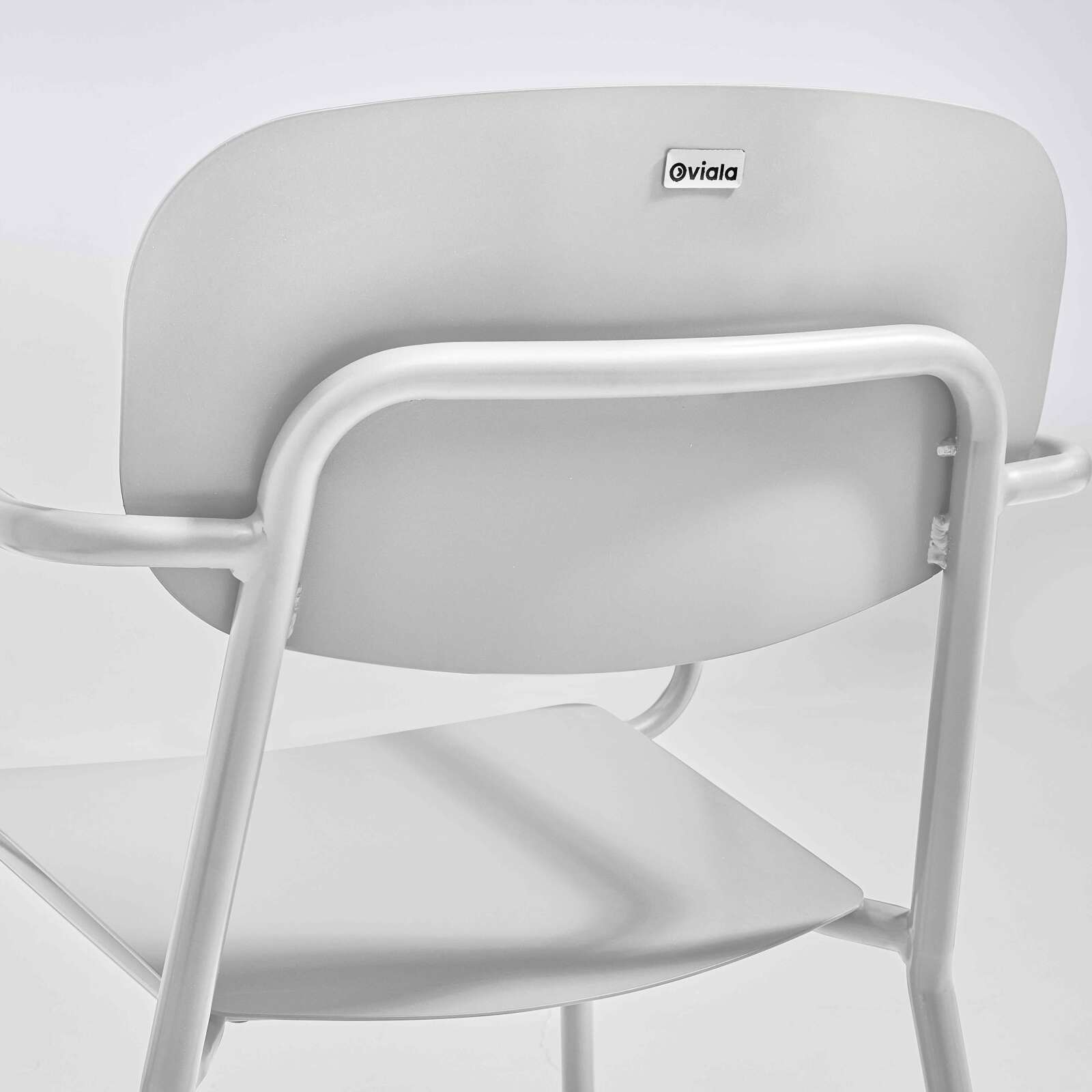 Sedia da giardino in alluminio con braccioli Sedia da giardino in alluminio con braccioli