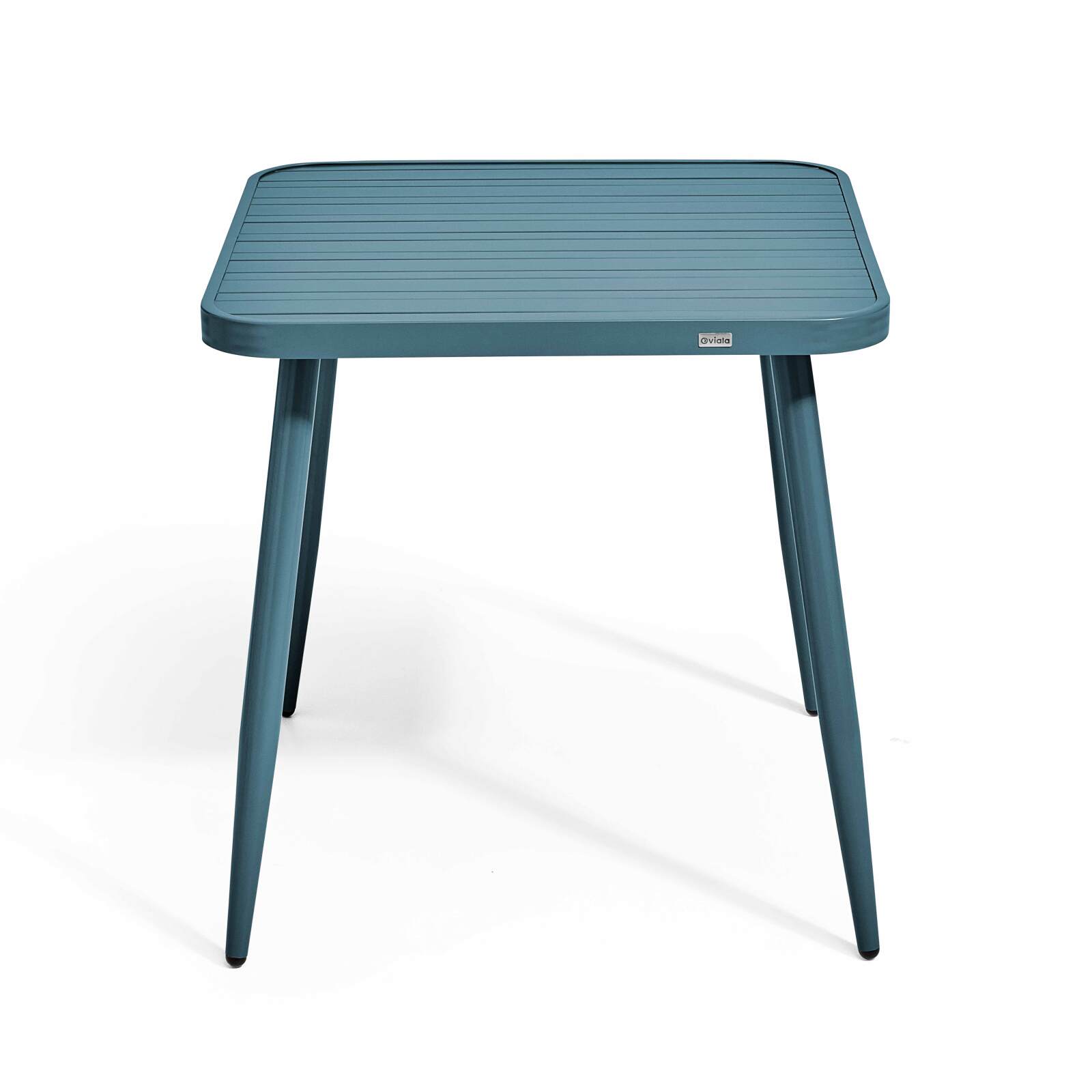 Tavolo da giardino quadrato (75 x 75 x 76 cm) in alluminio