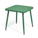Tavolo da giardino quadrato (75 x 75 x 76 cm) in alluminio
