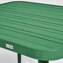 Tavolo da giardino quadrato (75 x 75 x 76 cm) in alluminio