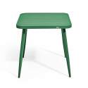 Tavolo da giardino quadrato (75 x 75 x 76 cm) in alluminio