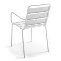 Tavolo inclinabile in laminato 70x70 cm con base bianca e sedie in metallo
