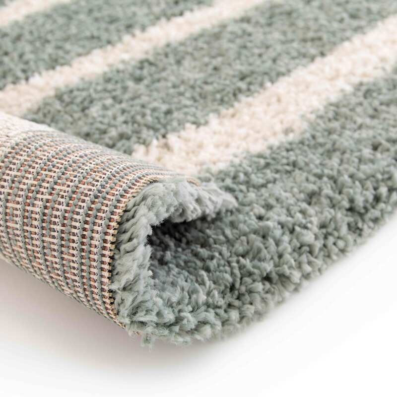 Tappeto rettangolare, motivo arcobaleno, pelo lungo