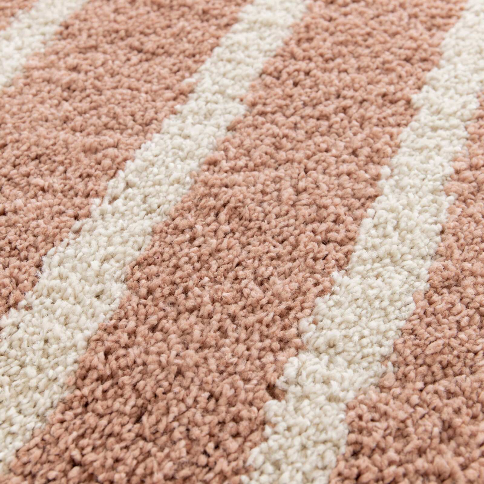 Tappeto rettangolare, motivo arcobaleno, pelo lungo