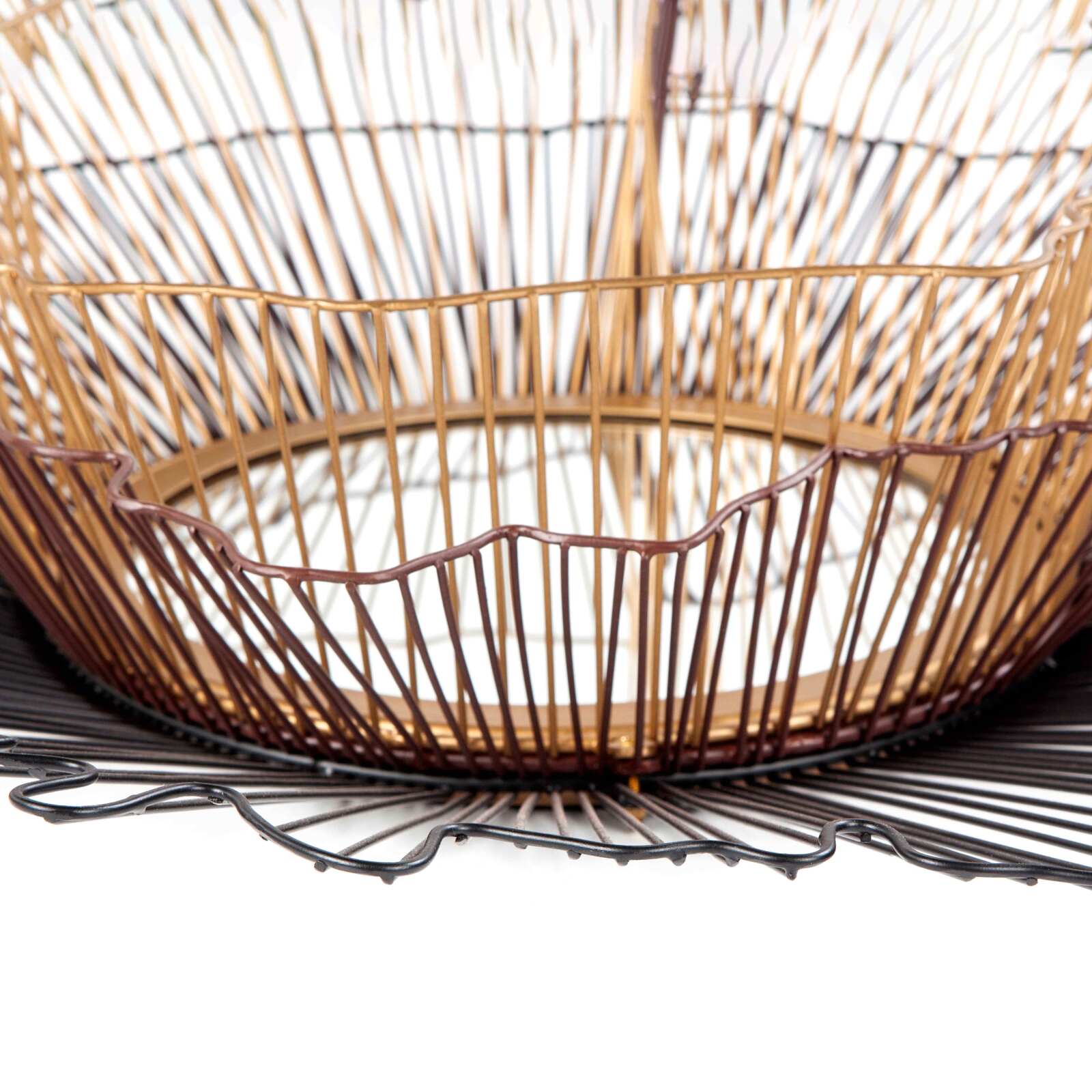 Specchio metallico tricolore