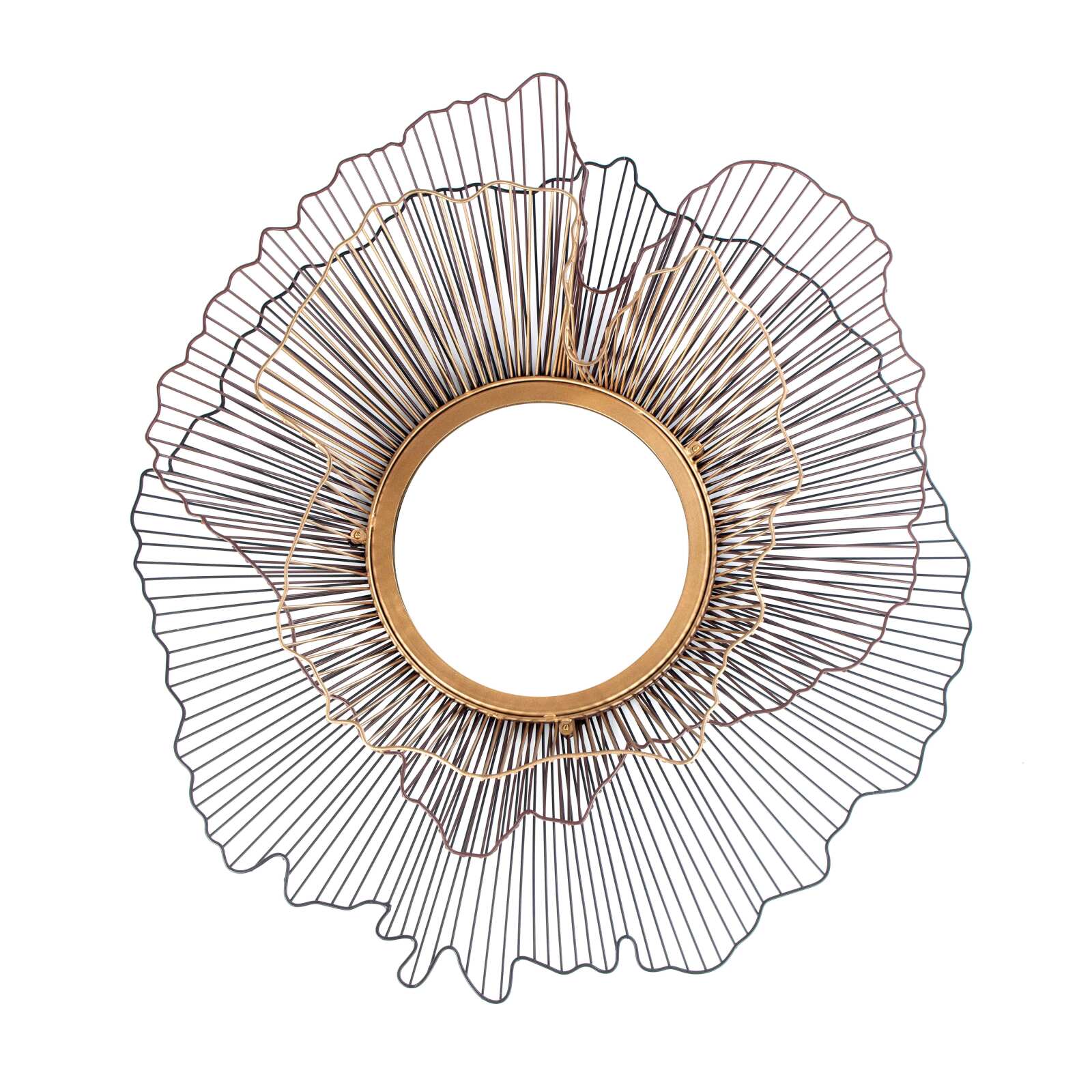 Specchio metallico tricolore