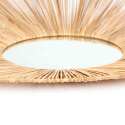 Specchio in rattan naturale