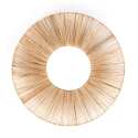 Specchio in rattan naturale
