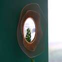 Specchio organico in metallo