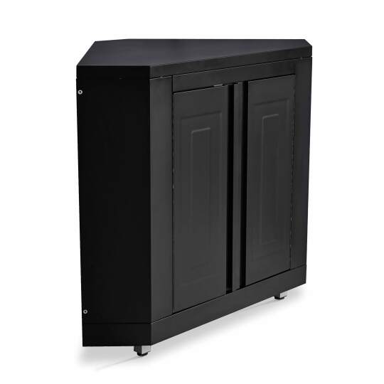 Modulo angolare in acciaio per cucina esterna | Oviala