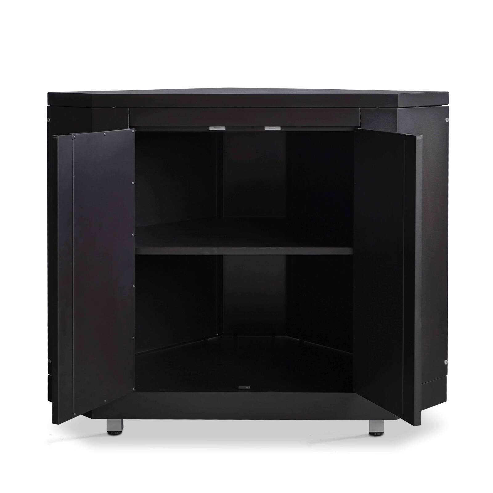 Modulo angolare in acciaio per cucina da esterno