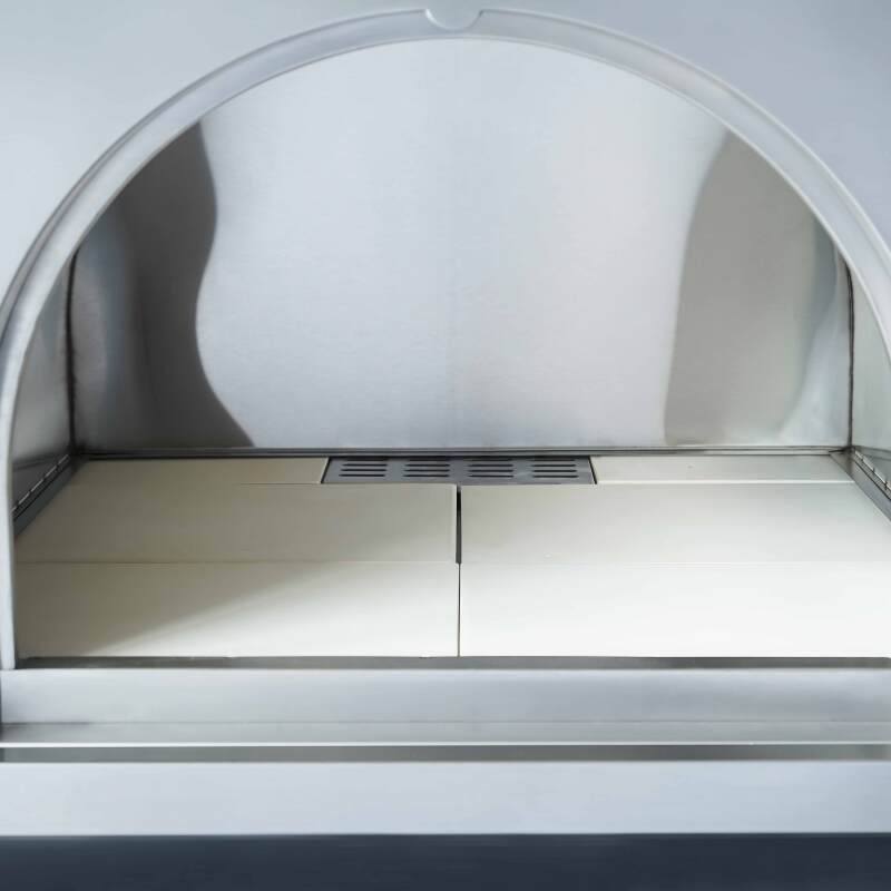 Modulo forno per pizza in acciaio per cucina esterna