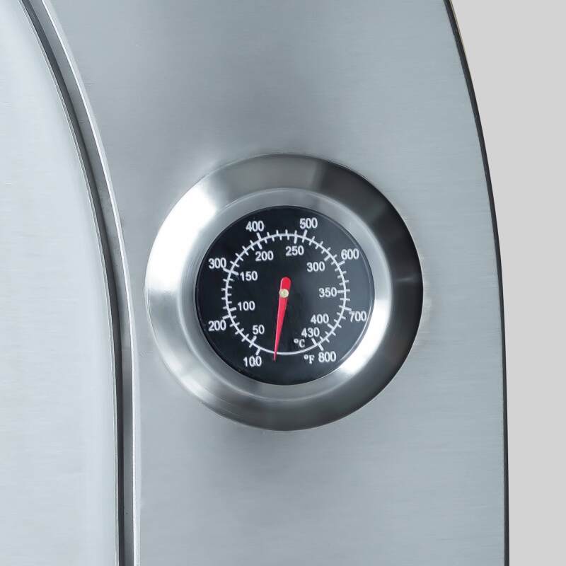 Modulo forno per pizza in acciaio per cucina esterna