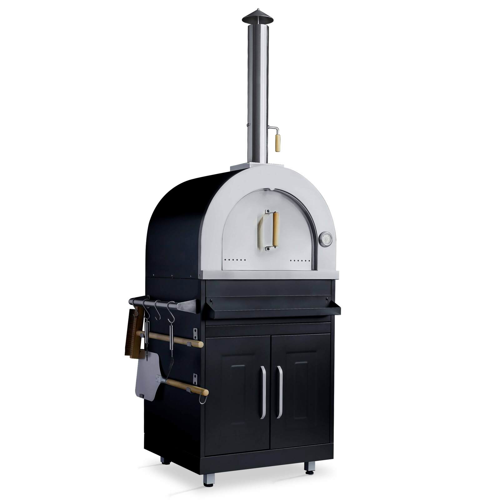 Modulo forno per pizza in acciaio per cucina esterna