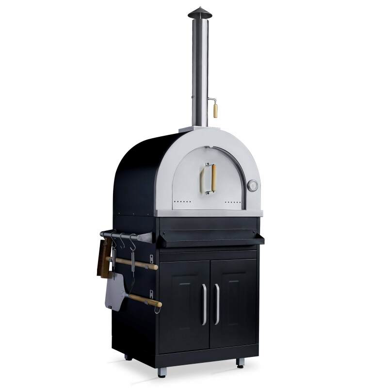 Modulo forno per pizza in acciaio per cucina esterna