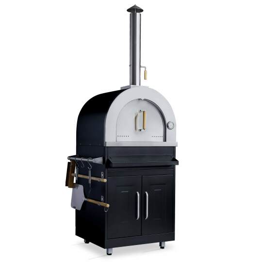 Modulo forno per pizza in acciaio per cucina esterna