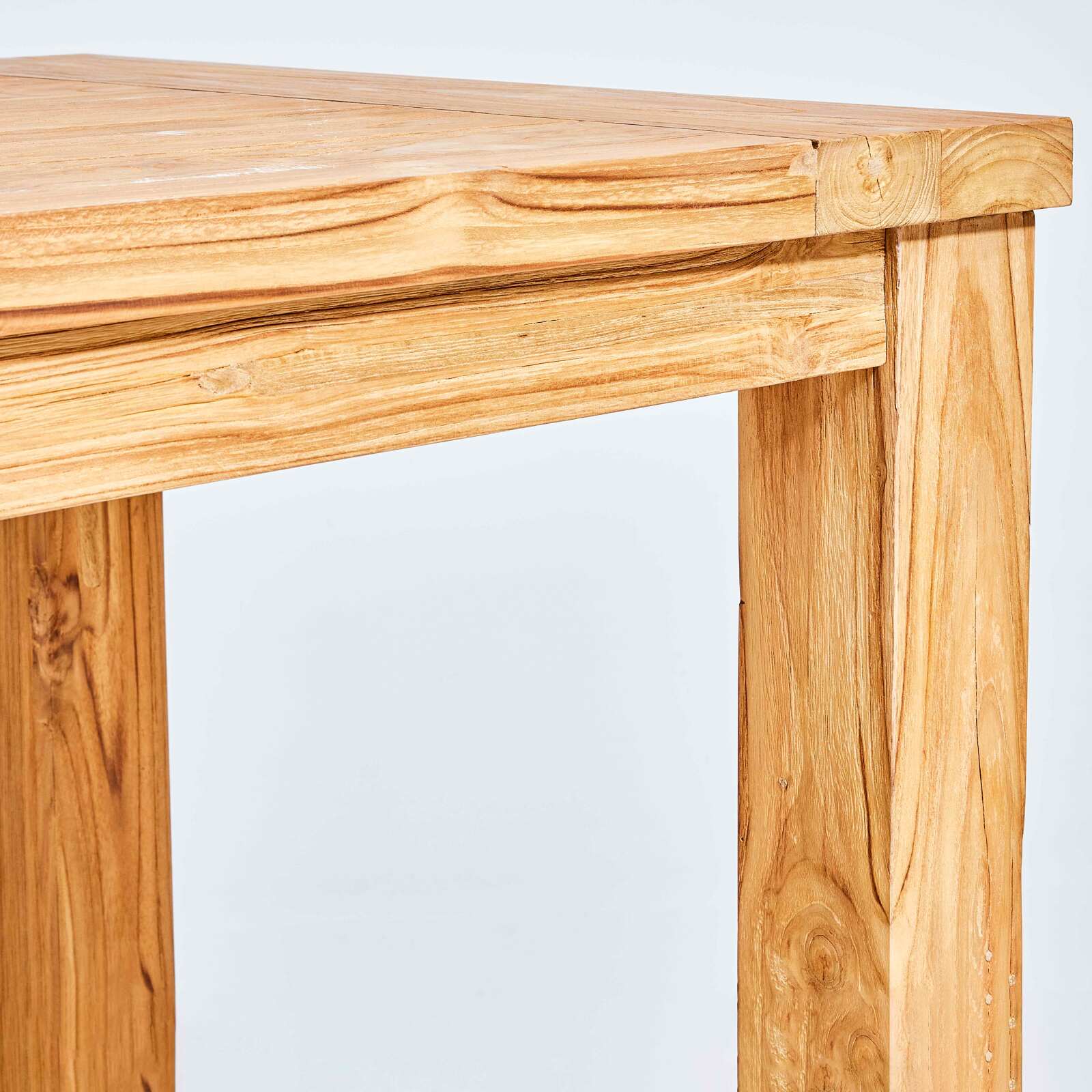 Tavolo alto in teak riciclato 120 cm Tavolo alto in teak riciclato 120 cm