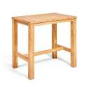 Tavolo alto in teak riciclato 120 cm