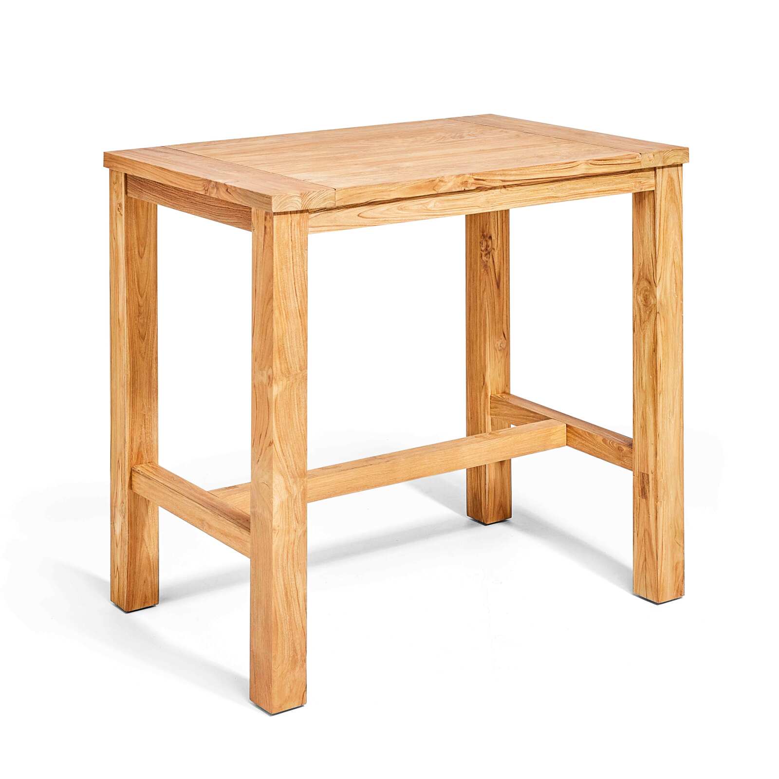 Tavolo alto in teak riciclato 120 cm Tavolo alto in teak riciclato 120 cm