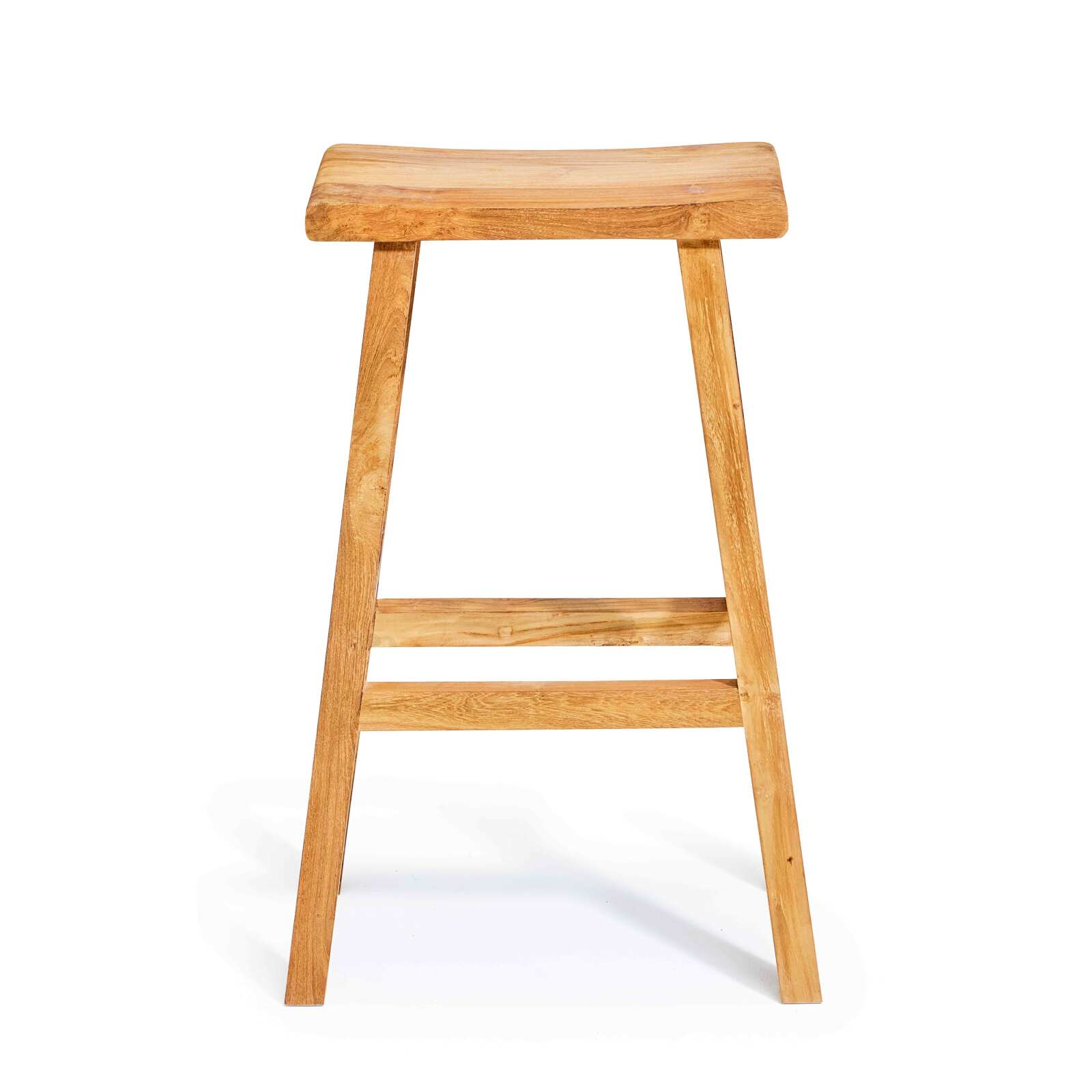 Sgabello da bar in teak riciclato FSC®