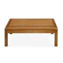 Tavolina da salotto da giardino in legno di eucalipto FSC® 80 x 60 x 30 cm