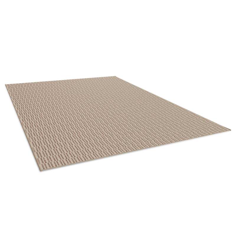 Tappeto rettangolare da esterno in polipropilene beige