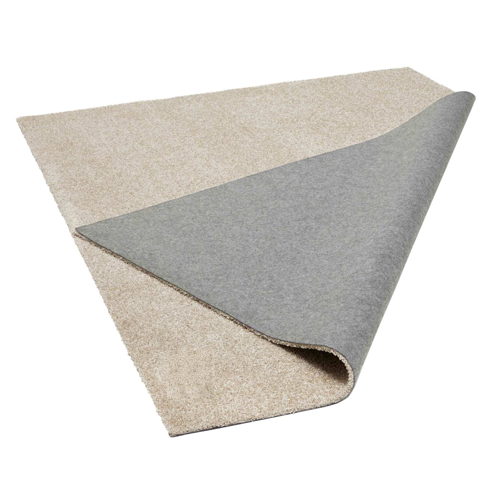 Tappeto rettangolare a pelo lungo in tinta unita in polipropilene