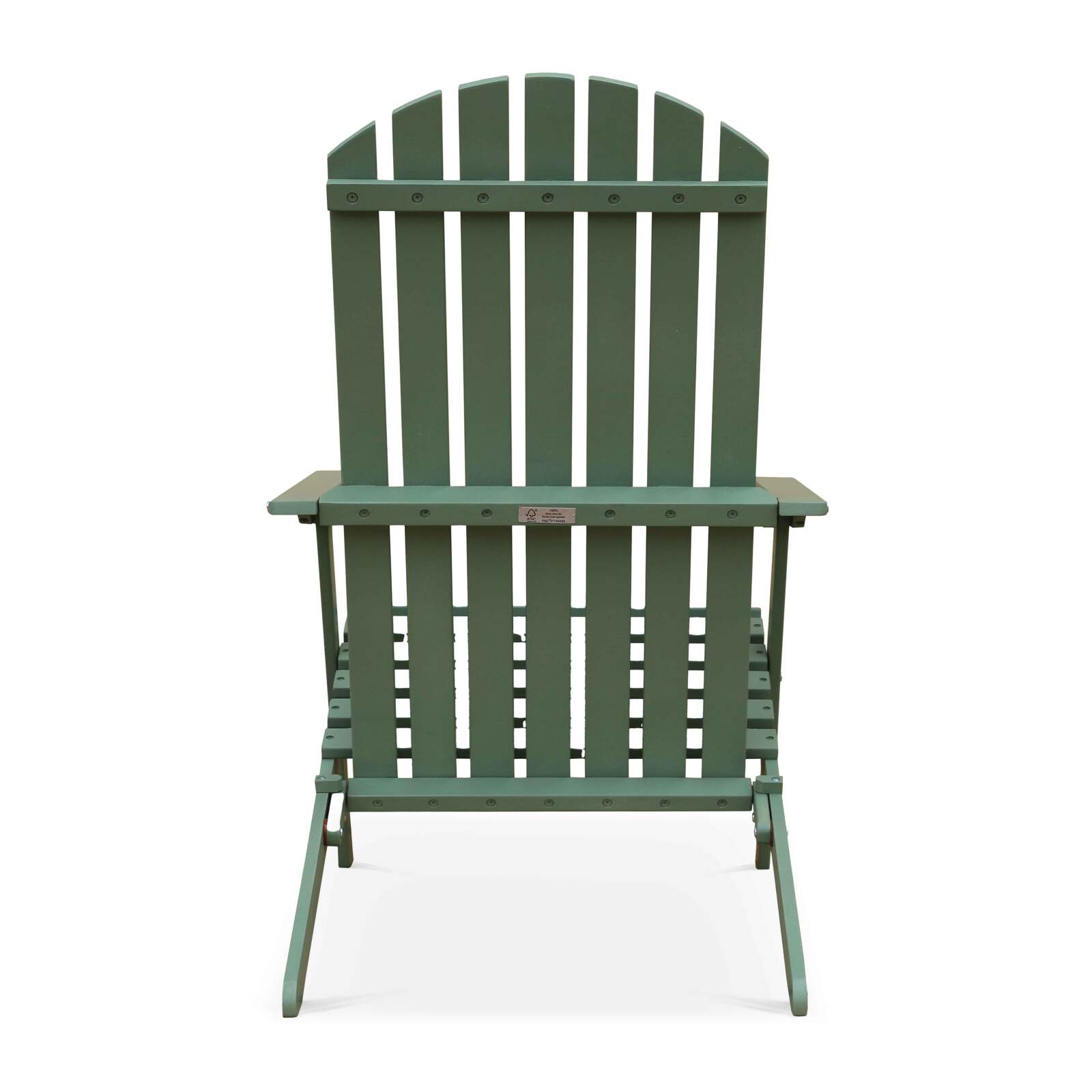 Sedia sdraio reclinabile a 3 posizioni in legno di eucalipto FSC®