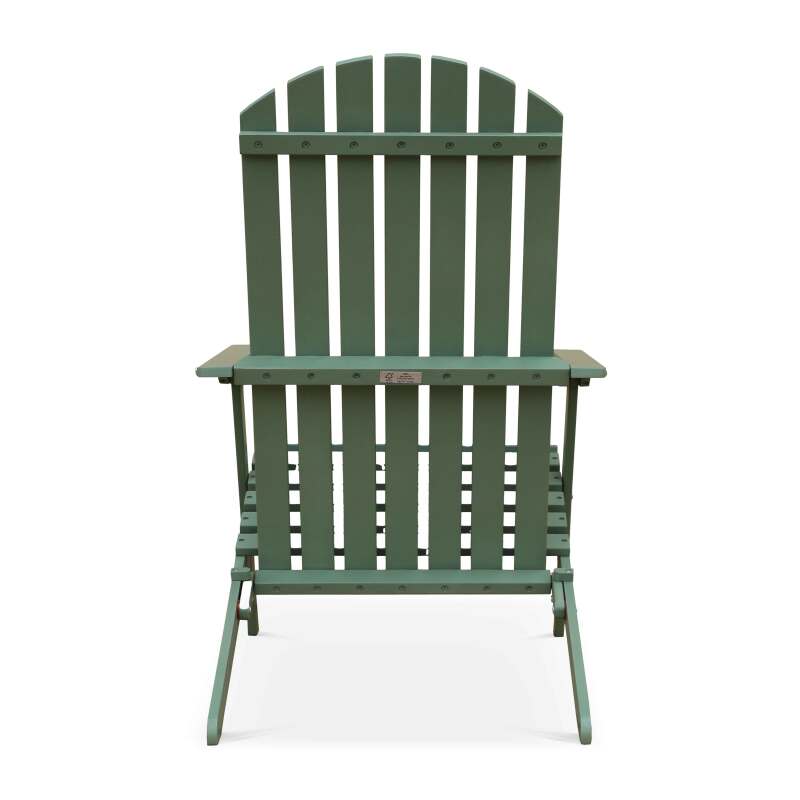 Sedia sdraio reclinabile a 3 posizioni in legno di eucalipto FSC® (3/5)