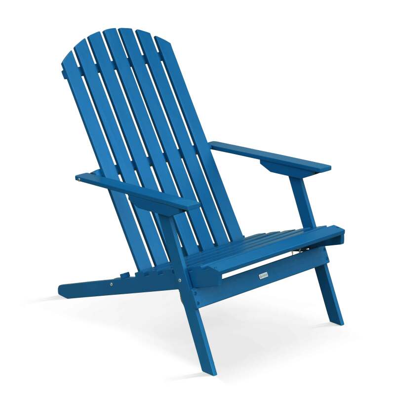 Set di 2 sedie sdraio reclinabili in legno di eucalipto FSC® con 3 posizioni di reclinazione (5/6)