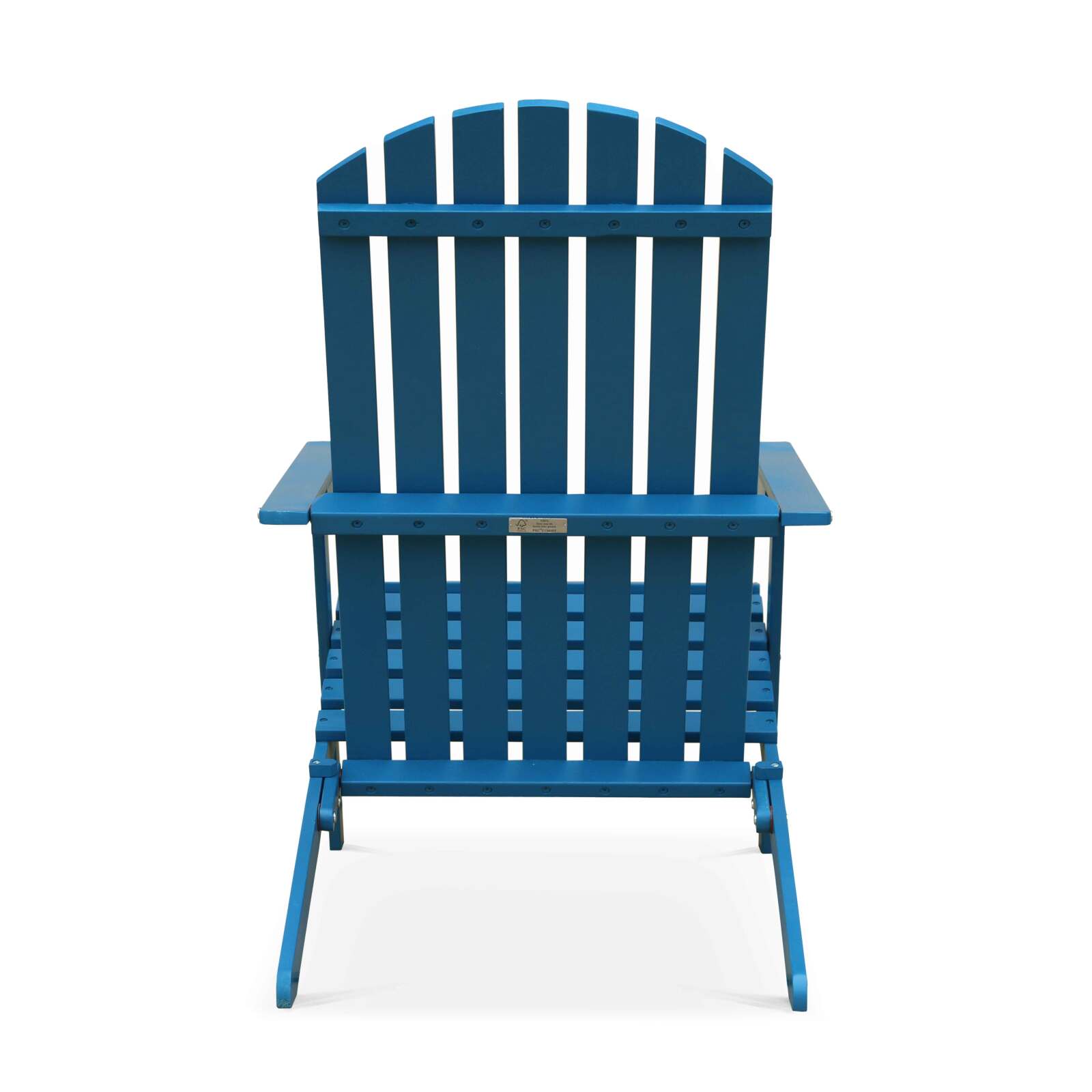 Set di 2 sedie sdraio reclinabili in legno di eucalipto FSC® con 3 posizioni di reclinazione